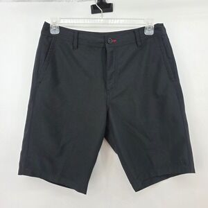 O°Neill Hybrid Mens Black Flat Front Shorts Size 32 Golf Casual Performance